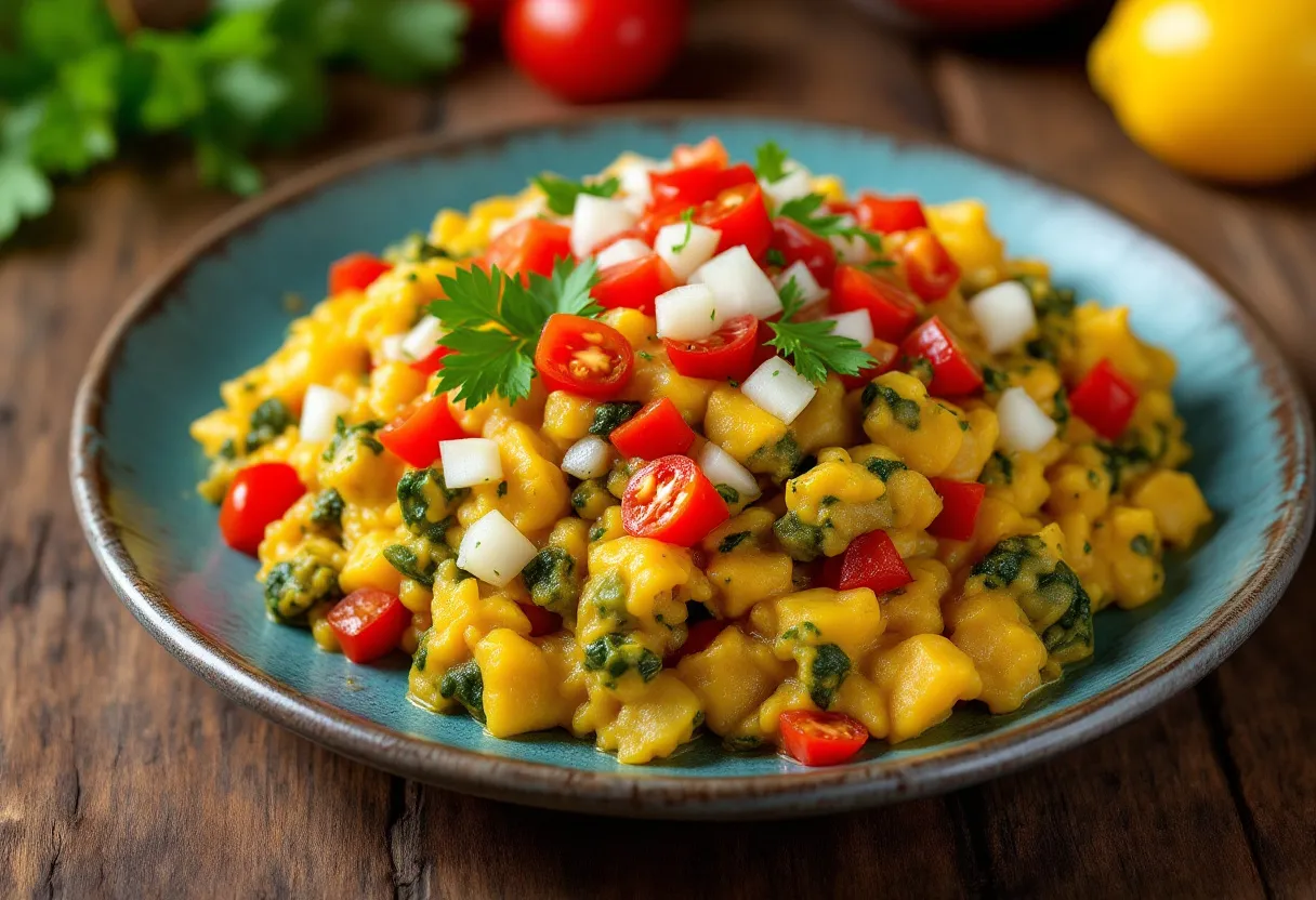 Ackee and Callaloo recipe image