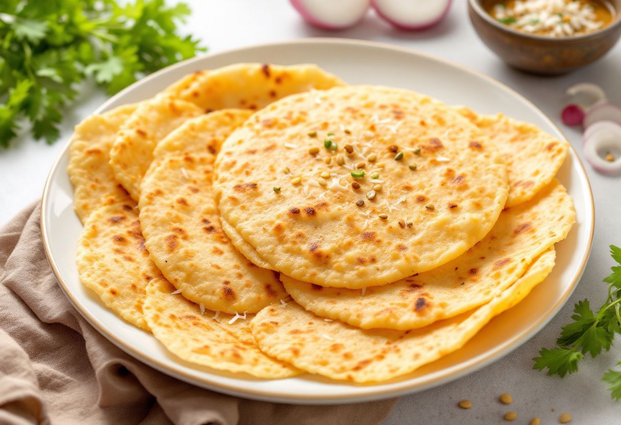 Akki Rotti Kayi Chutney Combo recipe image