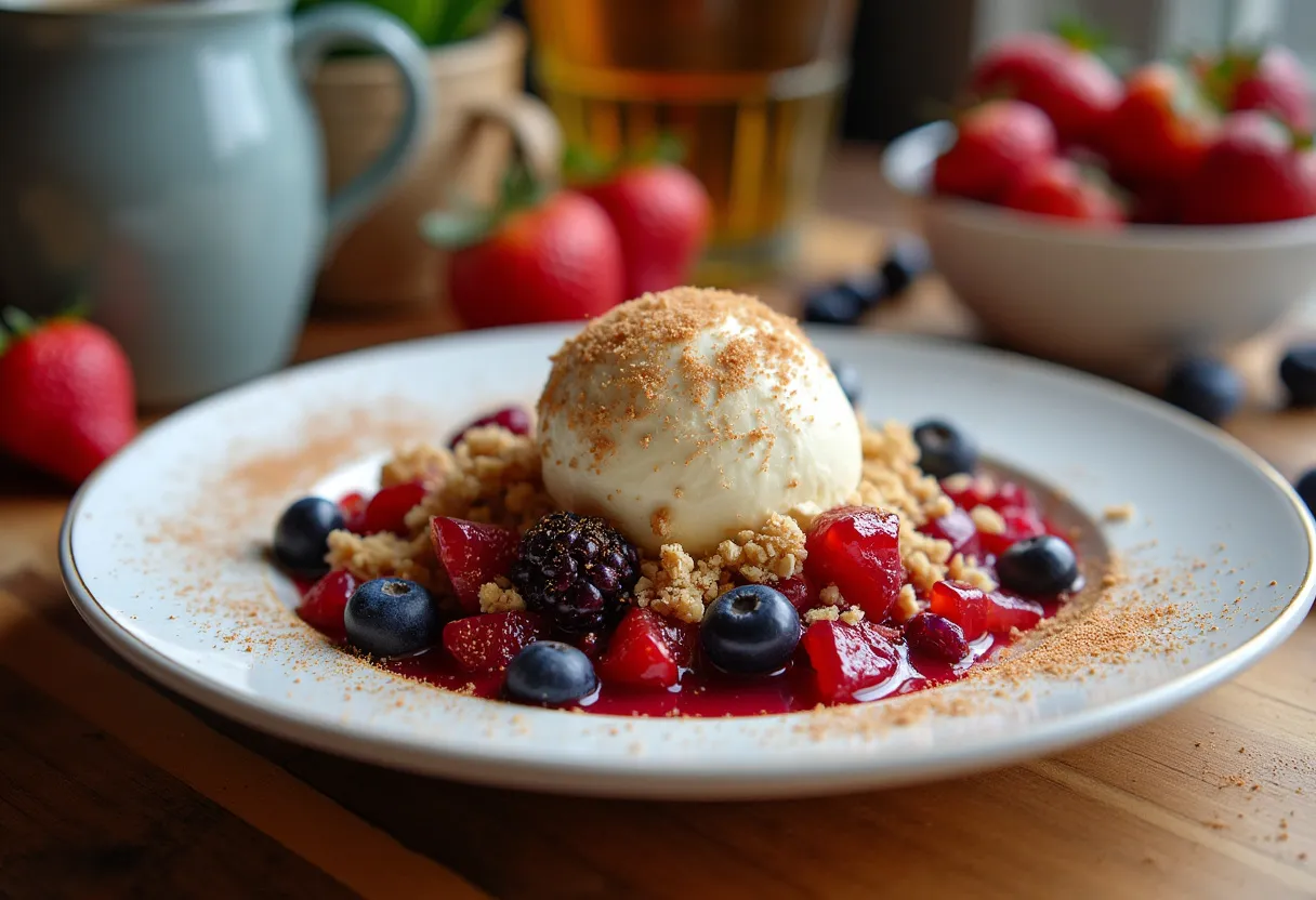Alberta Berry Crumble recipe image