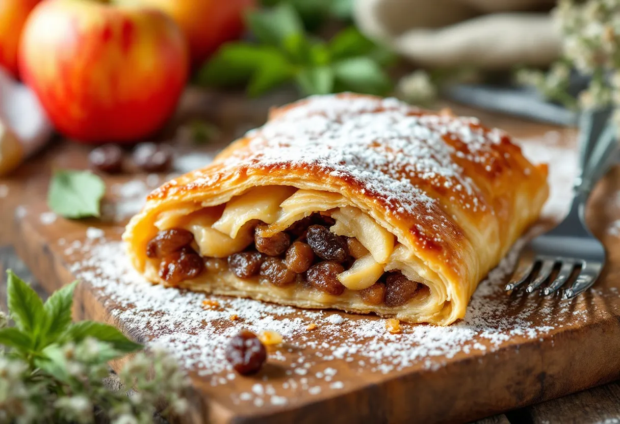 Alpenwärme Apfelstrudel recipe image