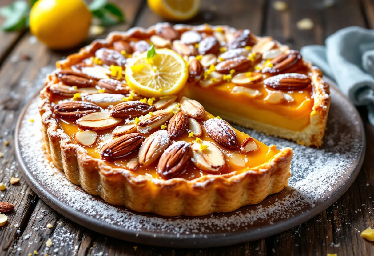Alpine Almond Tart recipe image