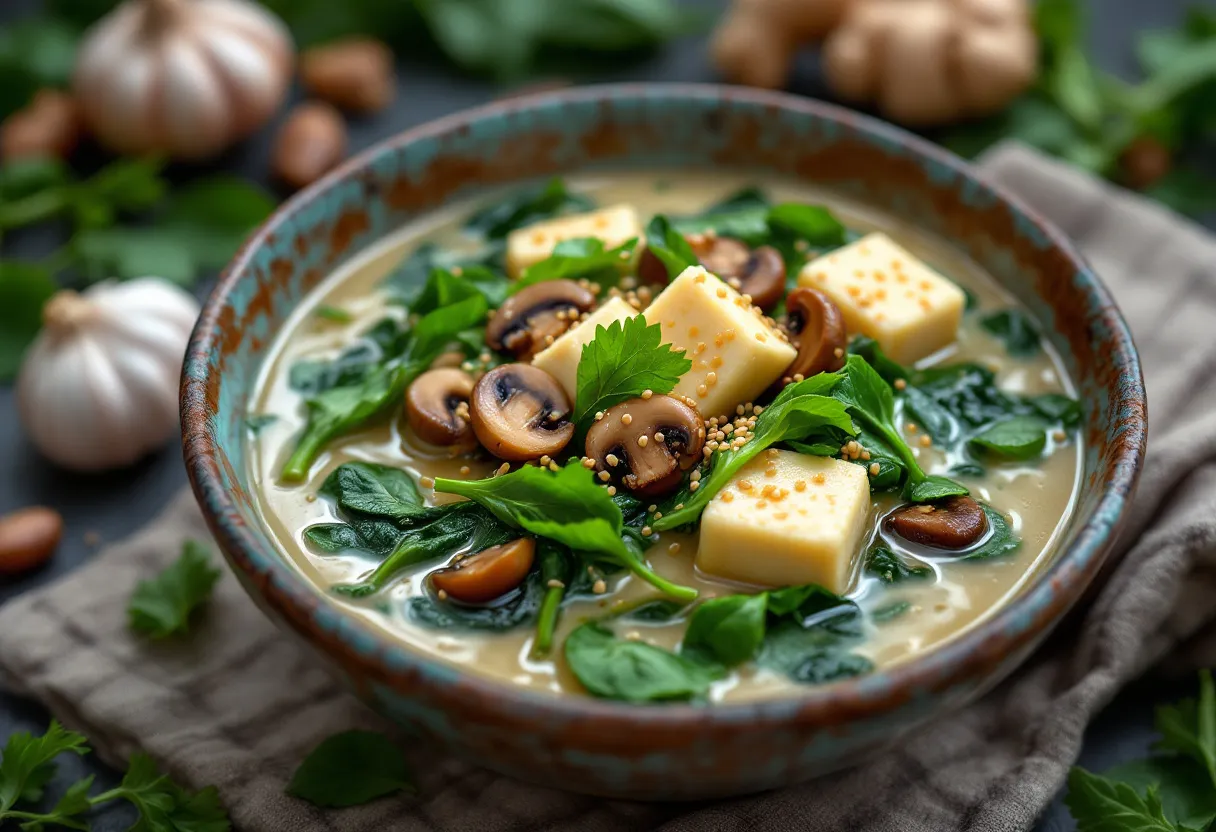 Amazake Spinach Stew recipe image
