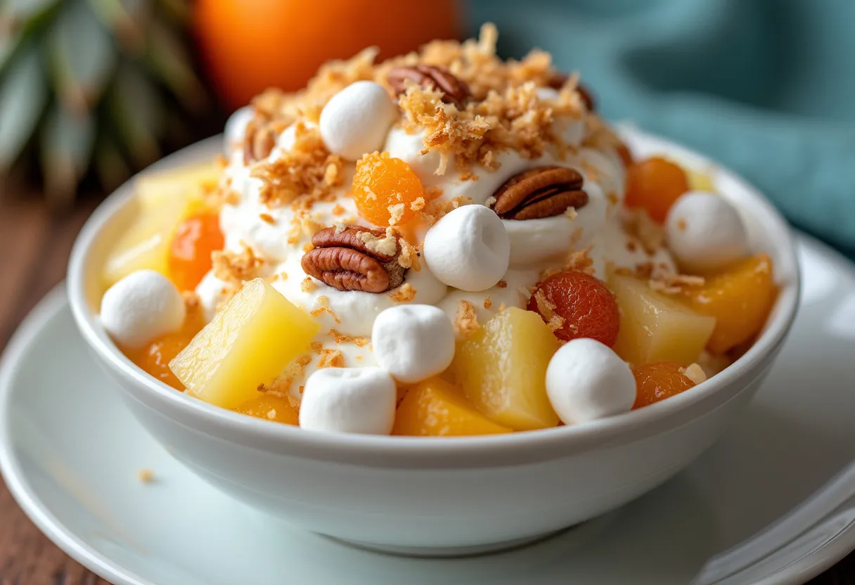 Amish Cream Ambrosia recipe image