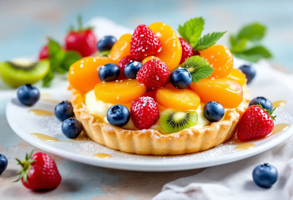 Amüsierte Fruchtkörbchen recipe image