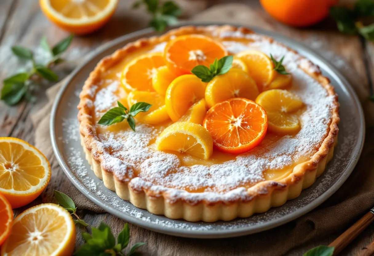 Andorran Citrus Tart recipe image