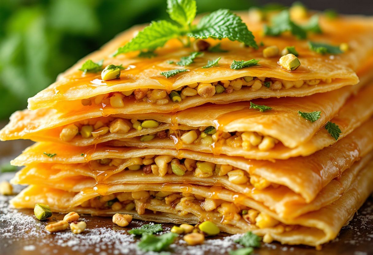 Ankara Mint Baklava recipe image