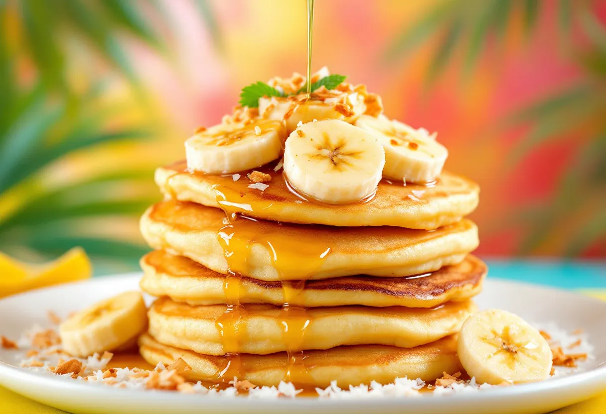 Antananarivo Sunrise Pancakes recipe image