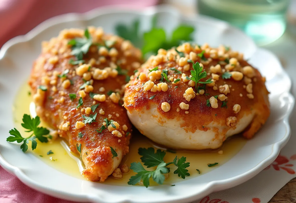 Aquitaine's Walnut Crusted Chicken recipe image