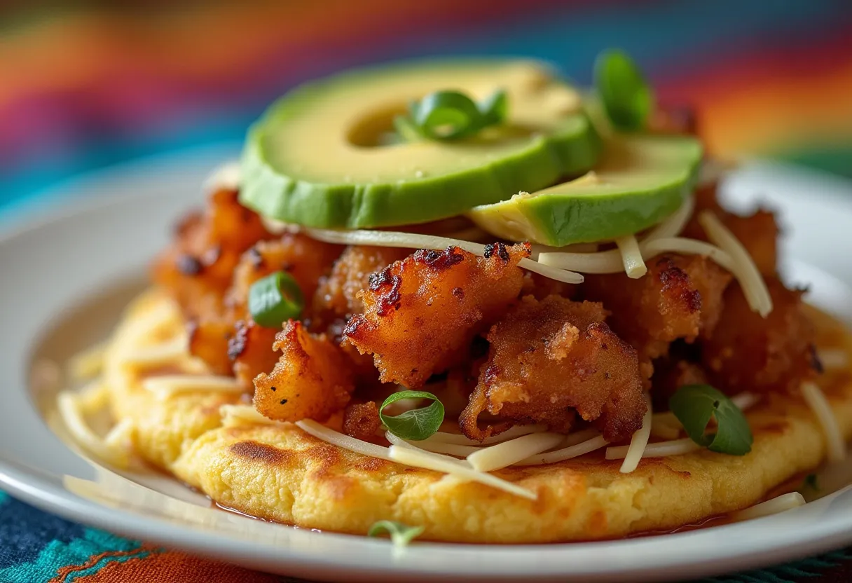 Arepa de Chicharrón recipe image