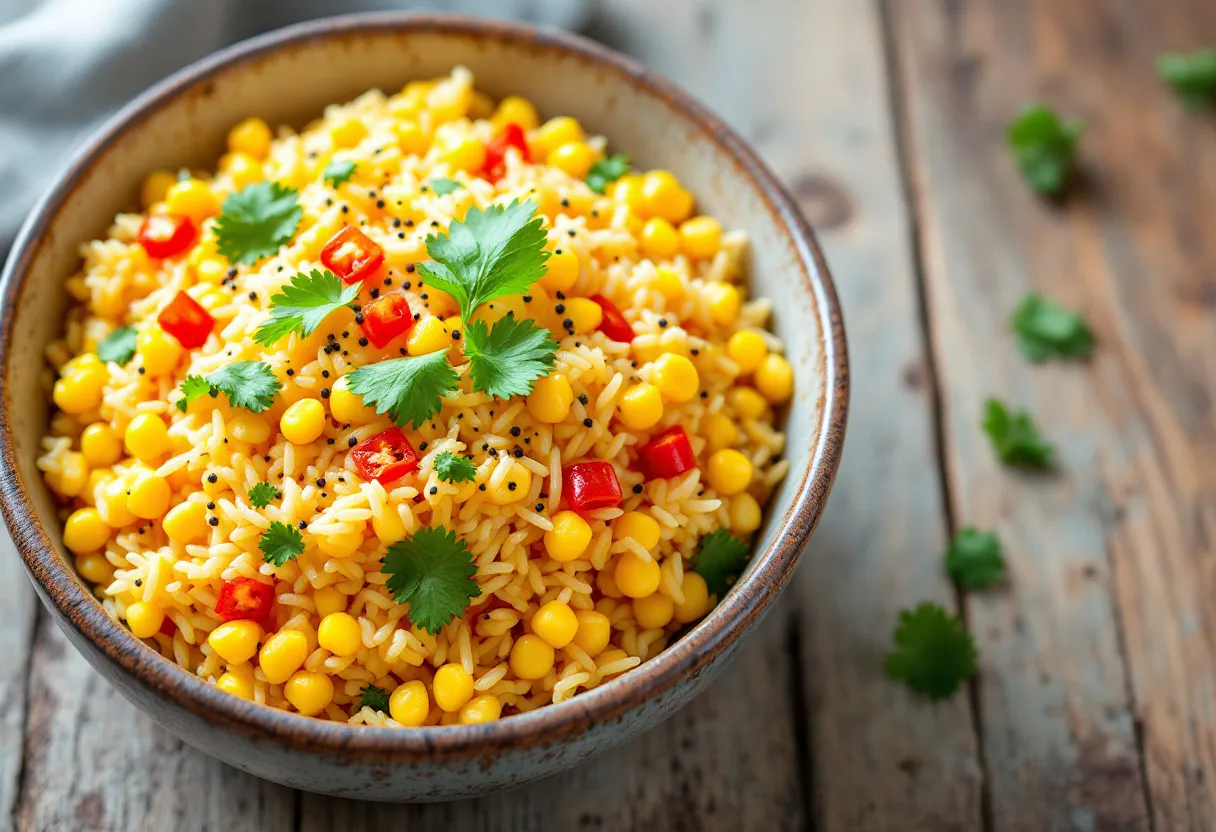 Arroz con Maíz recipe image