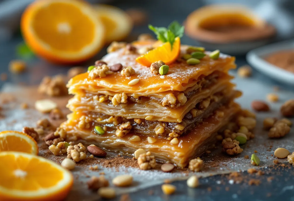 Athenian Sunrise Baklava recipe image