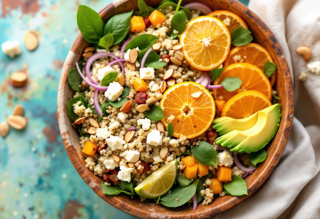 Avocado Citrus Quinoa Bowl recipe image