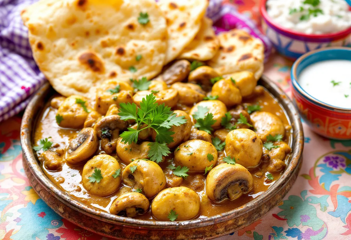 Awadhi Tingri Thali recipe image