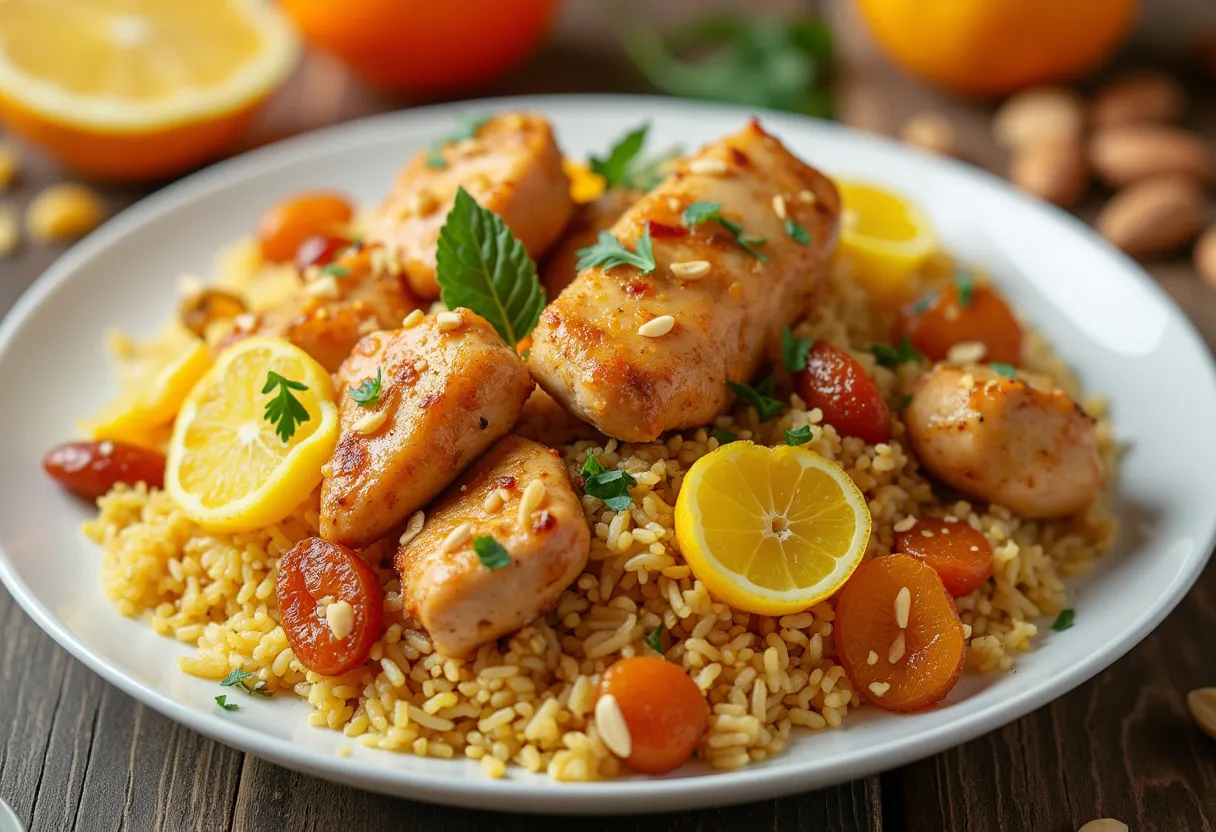 Bahraini Citrus Kabsa recipe image