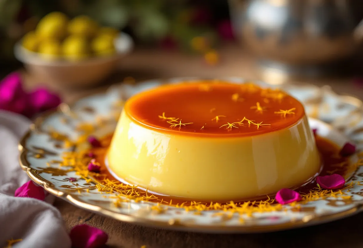 Bahraini Shiraz Flan recipe image