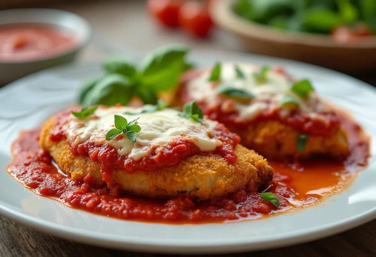 Baked Chicken Parmesan recipe image