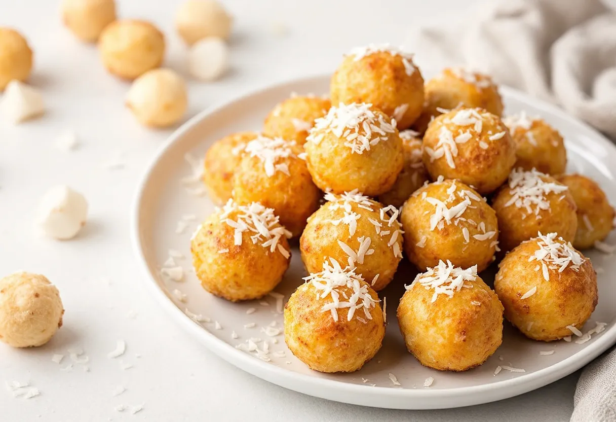 Baked Coconut Taro Bites recipe image