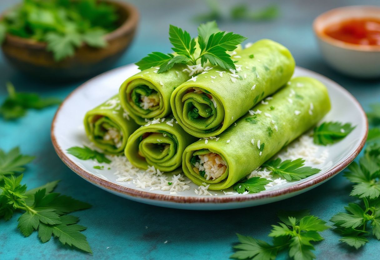 Bali Dadar Rolls recipe image