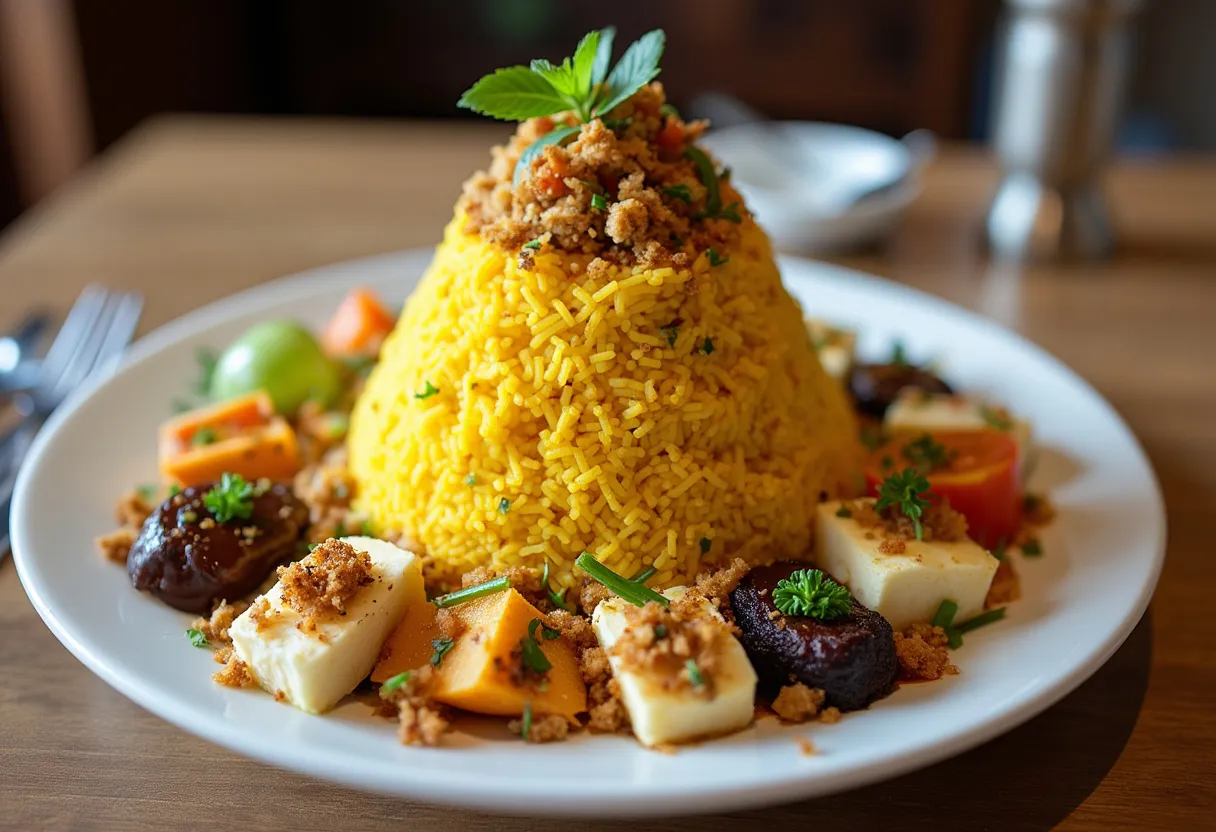 Balinese Tumpeng recipe image