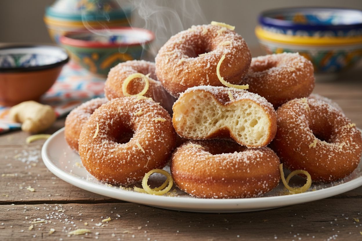 Bambalouni au Gingembre recipe image