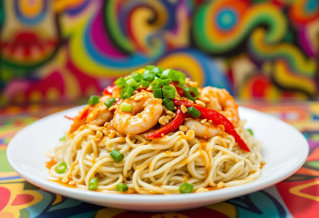 Bangkok Noodle Nest recipe image