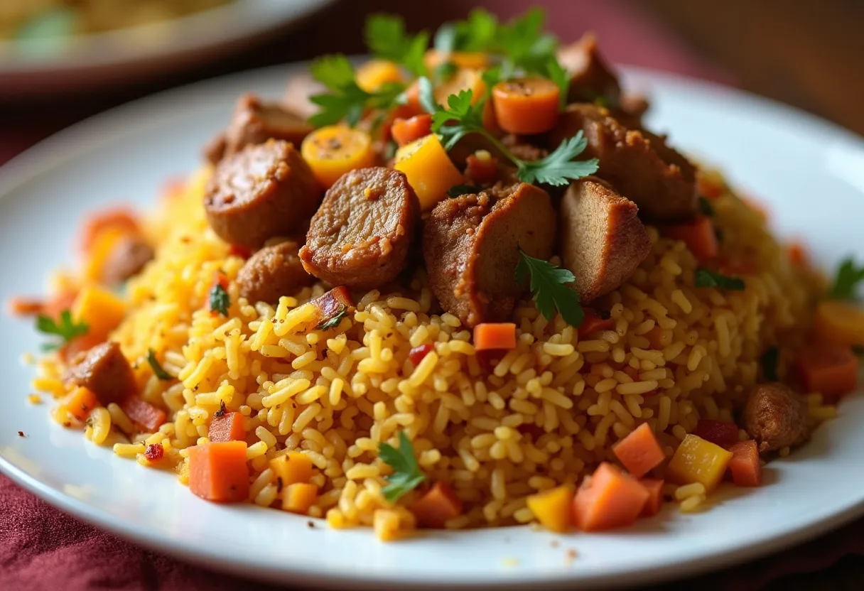 Bariis Maraq recipe image