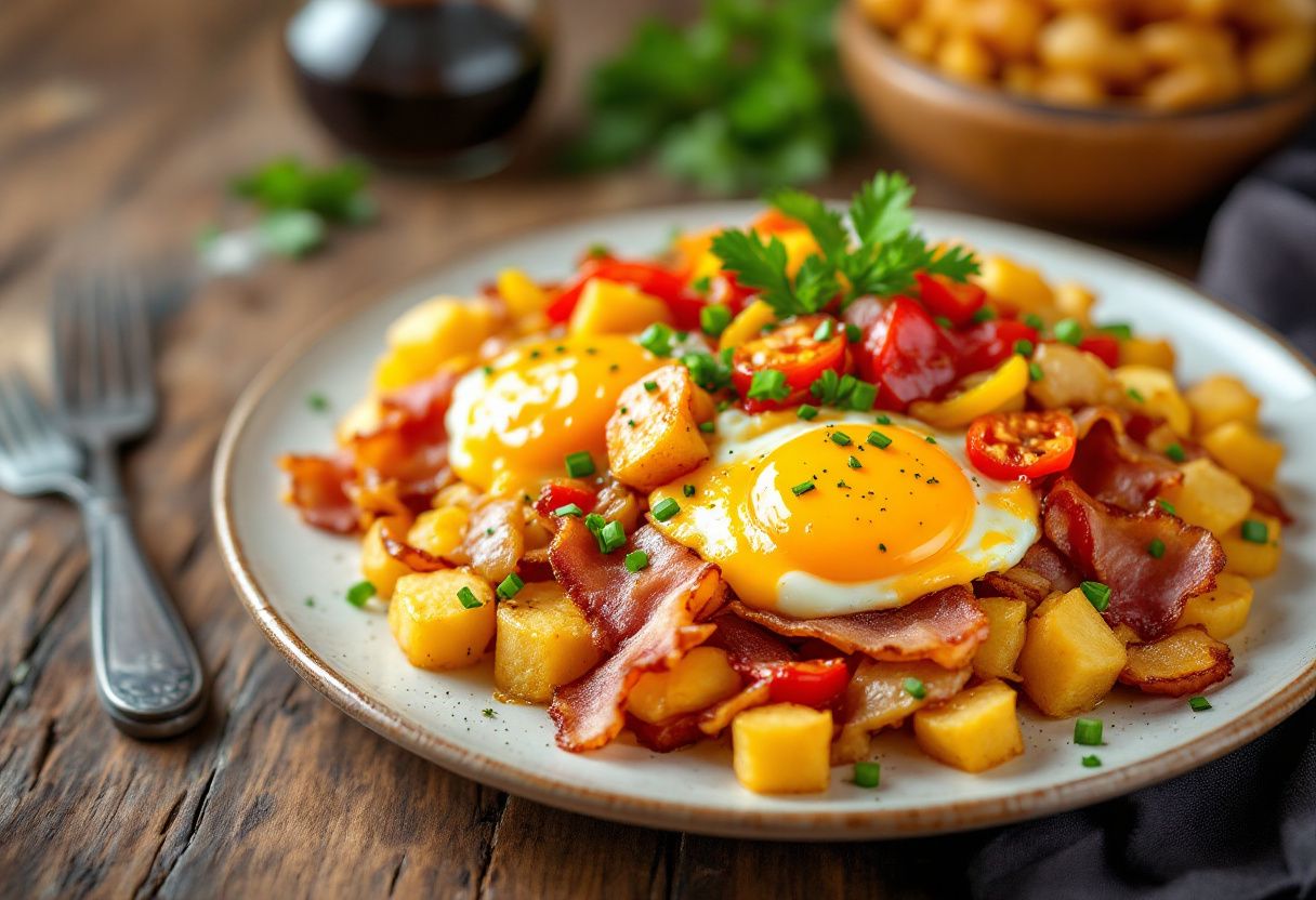 Bauernfrühstück recipe image