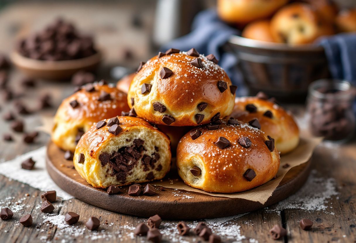 Bavarian Schokobrötchen recipe image