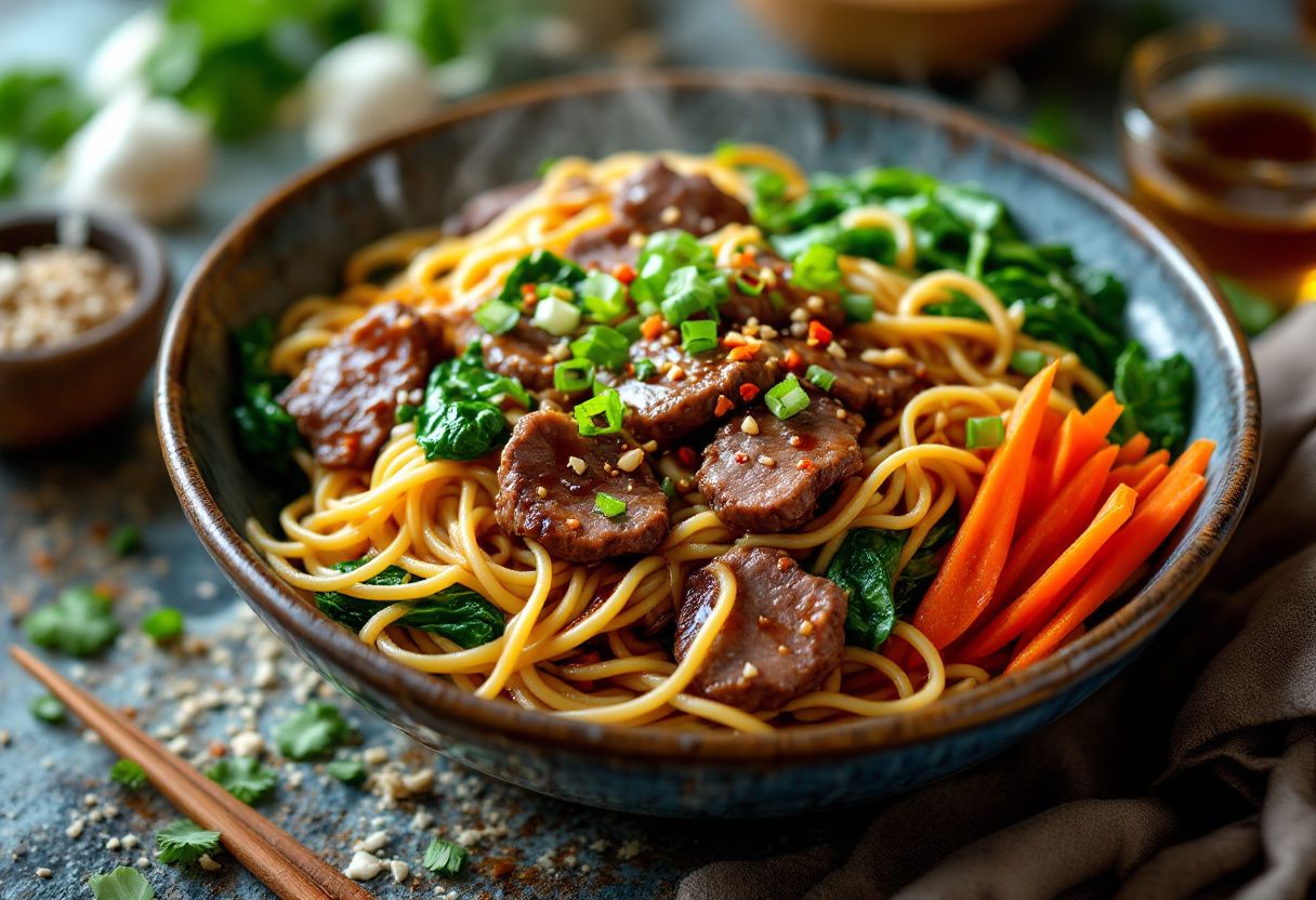 Beef Noodle Bliss recipe image
