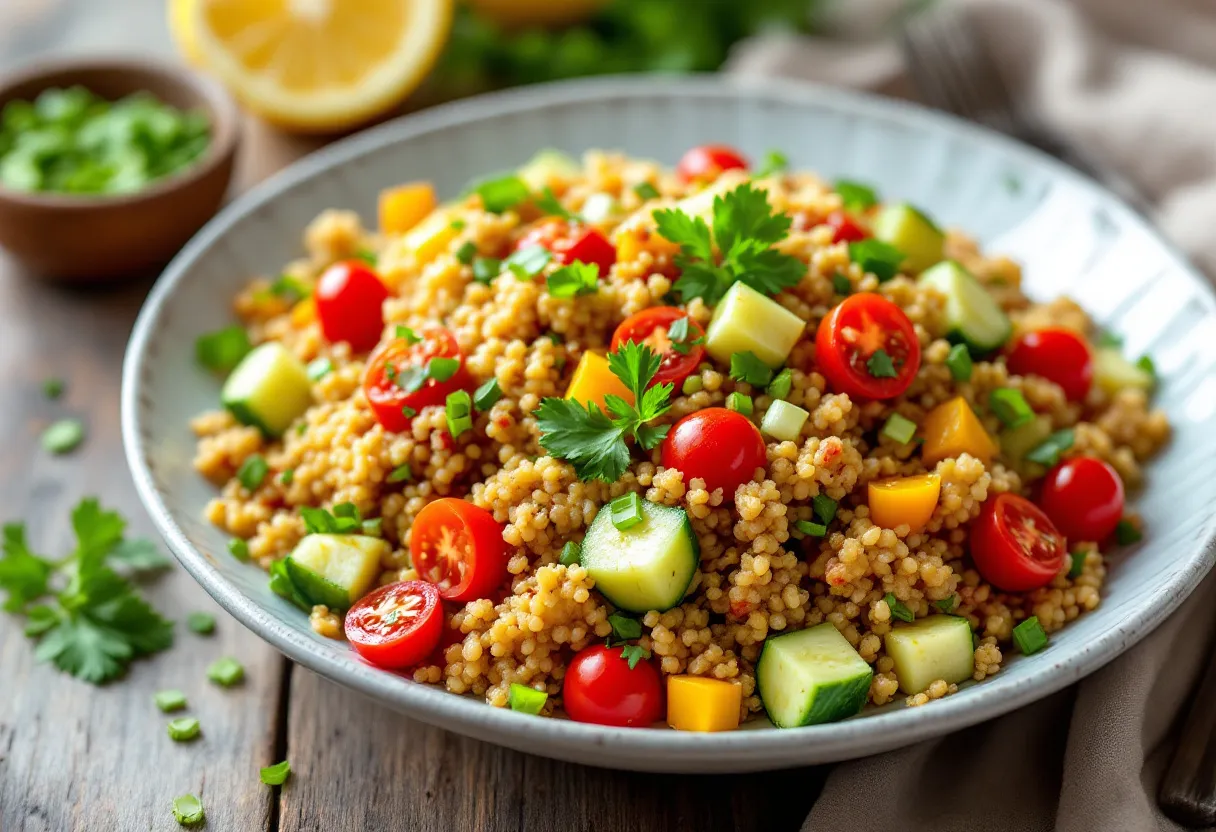 Berbere Marinated Grains recipe image