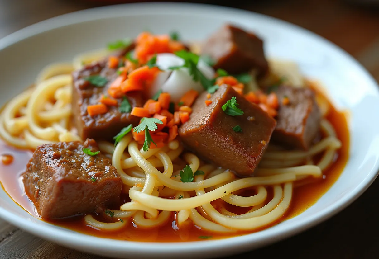 Beshbarmak Karagat recipe image