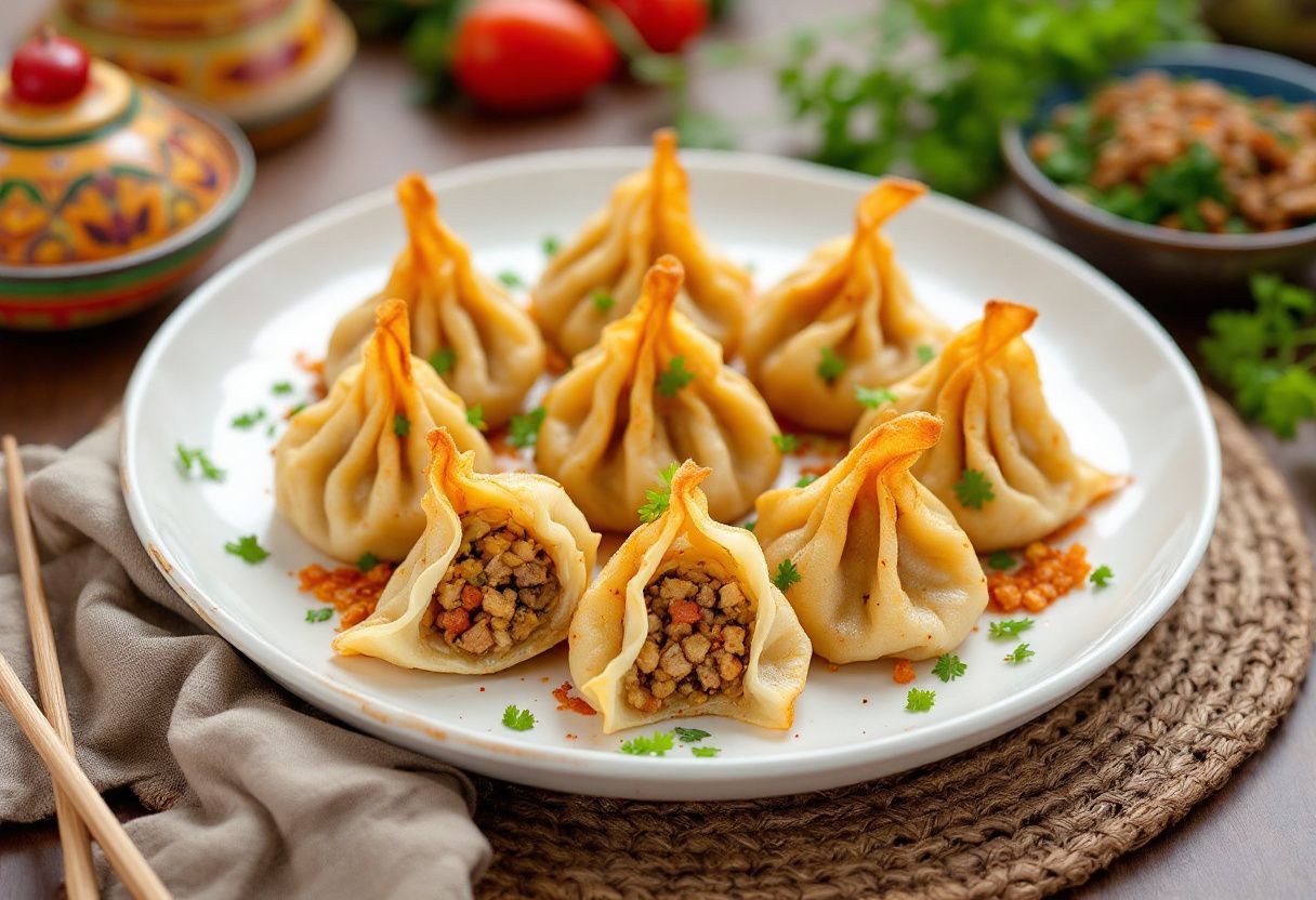 Bhutanese Fried Dumplings recipe image