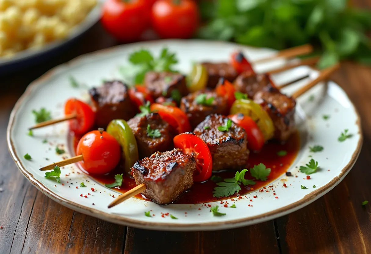 Bishkek Skewers recipe image