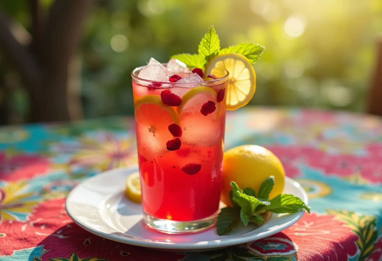 Bissap Citronnée recipe image