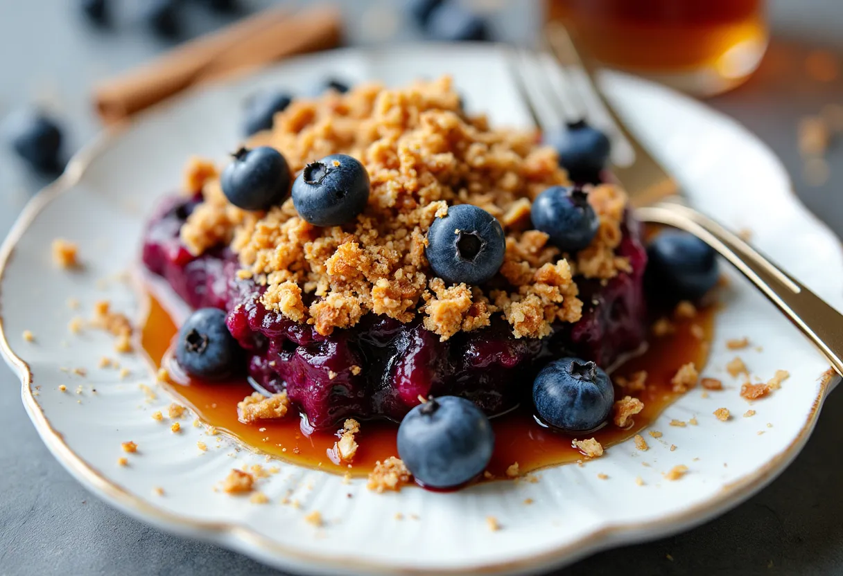 Blueberry Maple Crunch recipe image