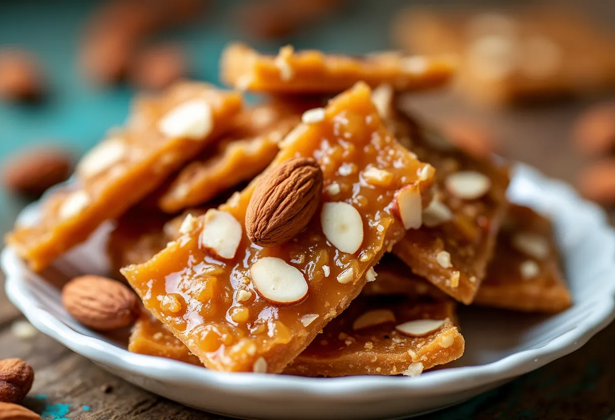 Bolivian Almond Brittle recipe image
