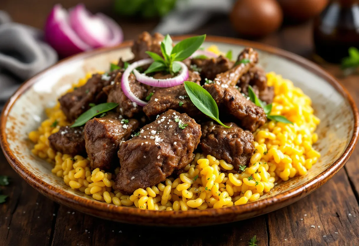 Botswana Lamb Seswaa recipe image