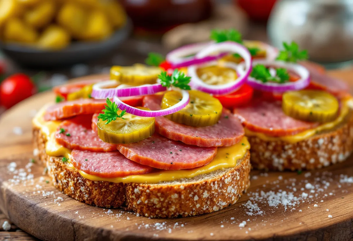 Braunschweiger Schnitte recipe image