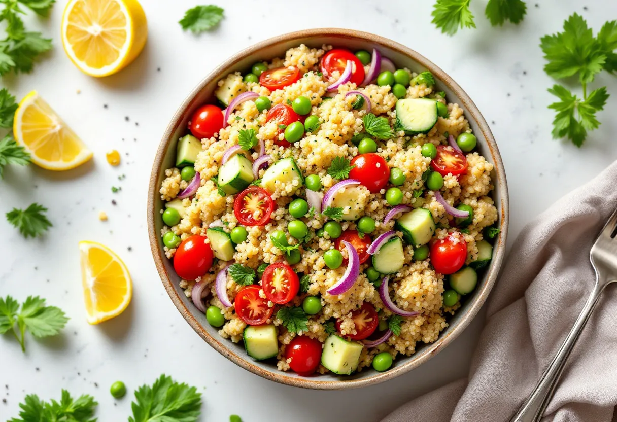 British Quinoa Salad recipe image