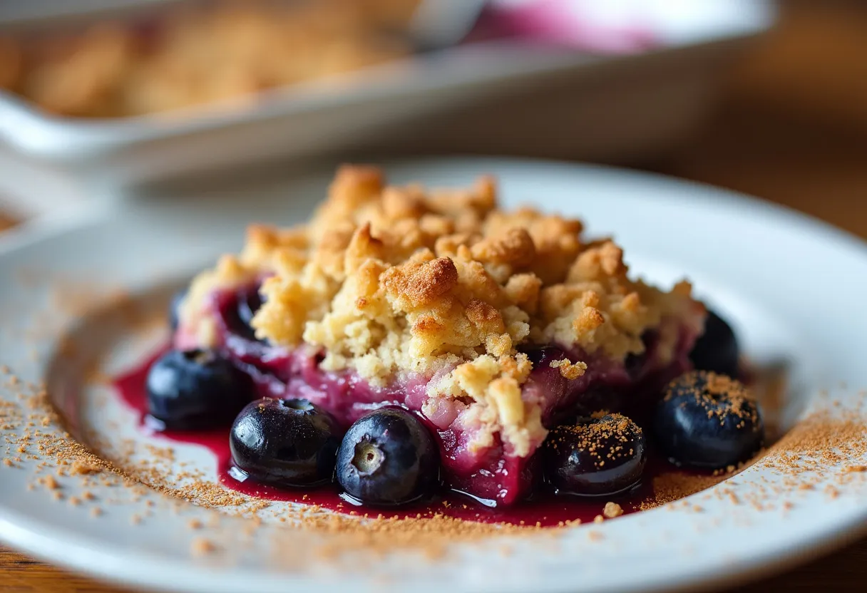 Brooklyn Blueberry Crumble recipe image