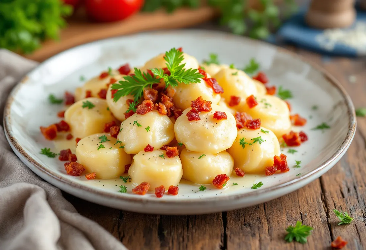 Bryndzové Halušky recipe image