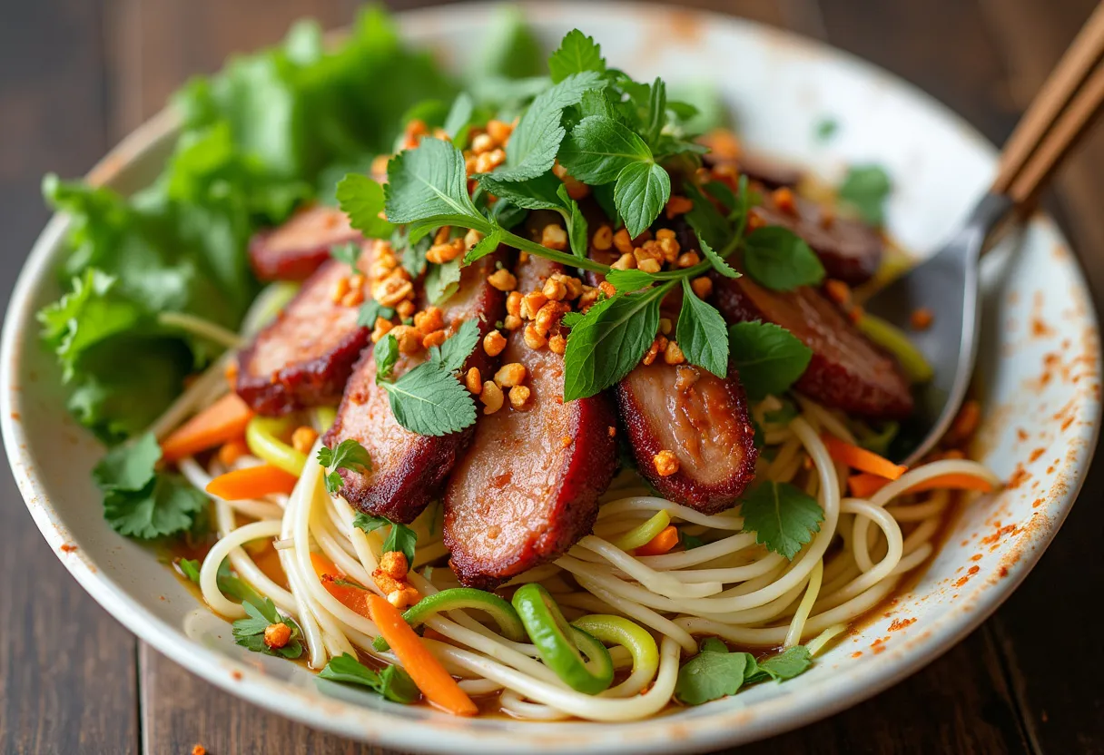 Bún Thịt Nướng recipe image