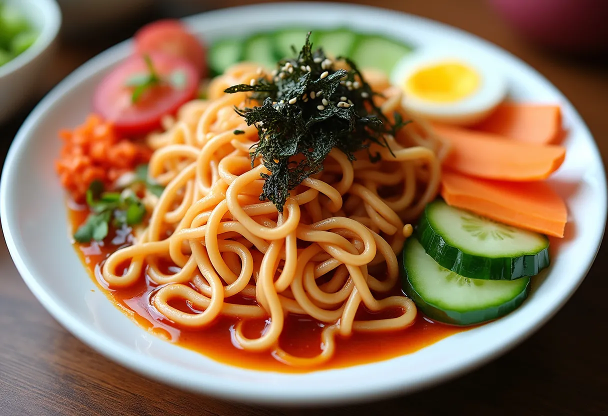 Busan Bibim Noodles recipe image