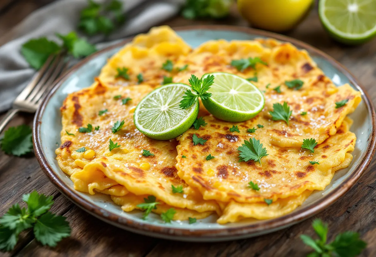 Cachapa de Limón recipe image