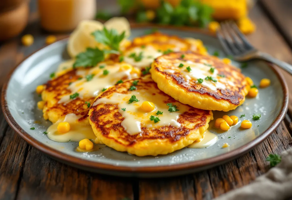 Cachapas Doradas recipe image