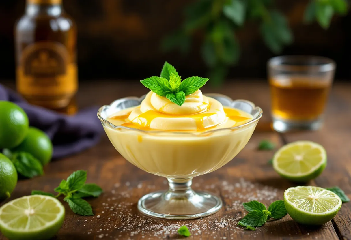 Caipirinha Pudding recipe image