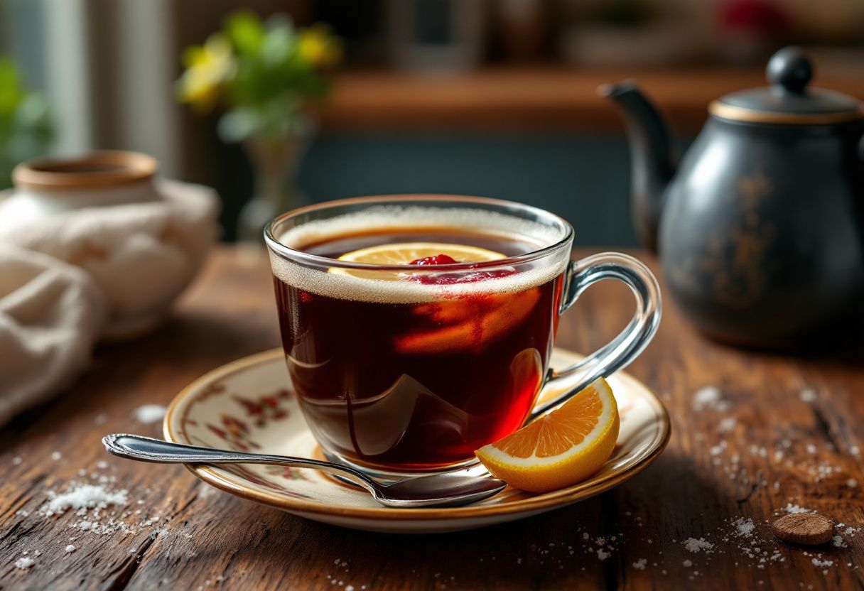 Çaj Me Reçel recipe image