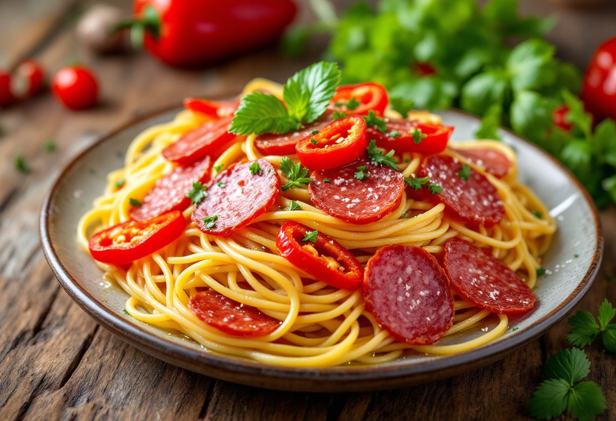 Calabria Pepperoni Rustico recipe image