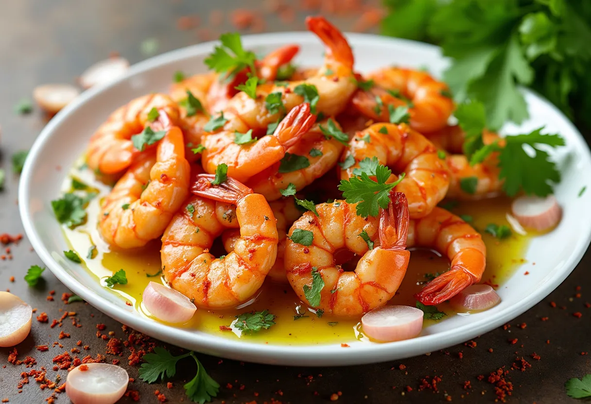 Camarão Marinado recipe image