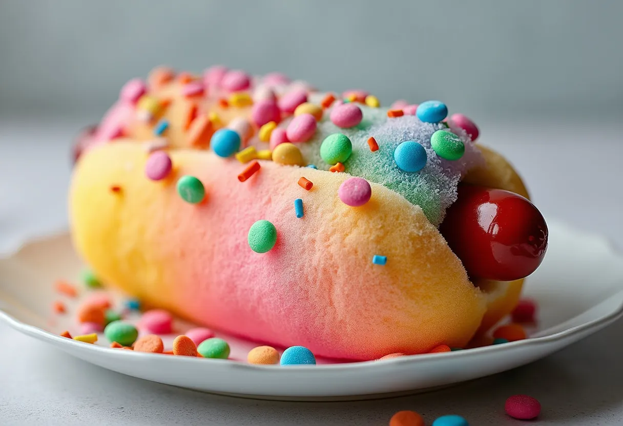 Candy-coated Hot Dog From The Simpsons Tv Show recipe image
